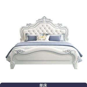 European style high-end solid wood bed 1.5 meters home new modern simple princess bed master bedroom double bed storage bed