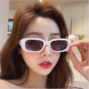 New European and American small frame sunglasses Sunglasses simple square cross-border punk fashion small frame catwalk trend glasses