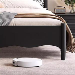 Medieval style solid wood bed simple modern master bedroom double bed