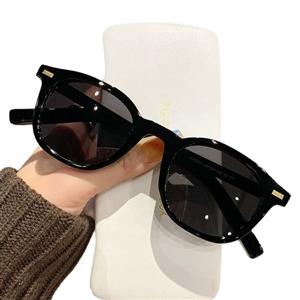 New retro Korean version of colored polarized lens sunglasses for women, street style, men, ins, internet celebrity sunglasses