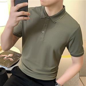 Men's casual polo shirt short sleeve