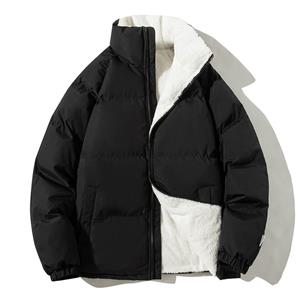 Down padded jacket for men winter youth thickened with fleece