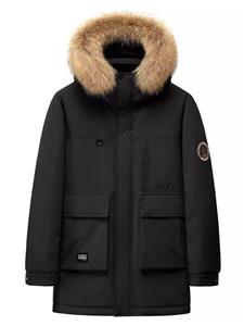 High efficiency cold long down jacket