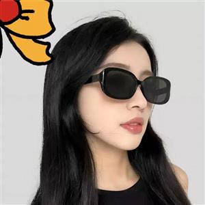 Korean fashion curved sunglasses for men American street style high-end sunglasses retro anti-ultraviolet sunglasses