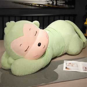 Little monkey doll throw pillow for boys and girls