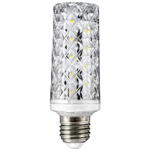 Super bright LED bulb e27 charging screw port three-color light-changing energy-saving lamp